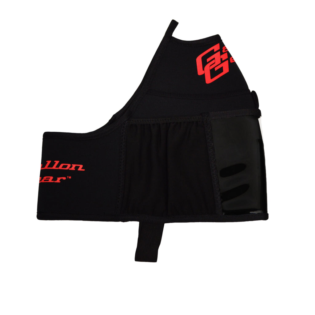 Black with Red Logo Gallon Gear Fitness Hydration Cover