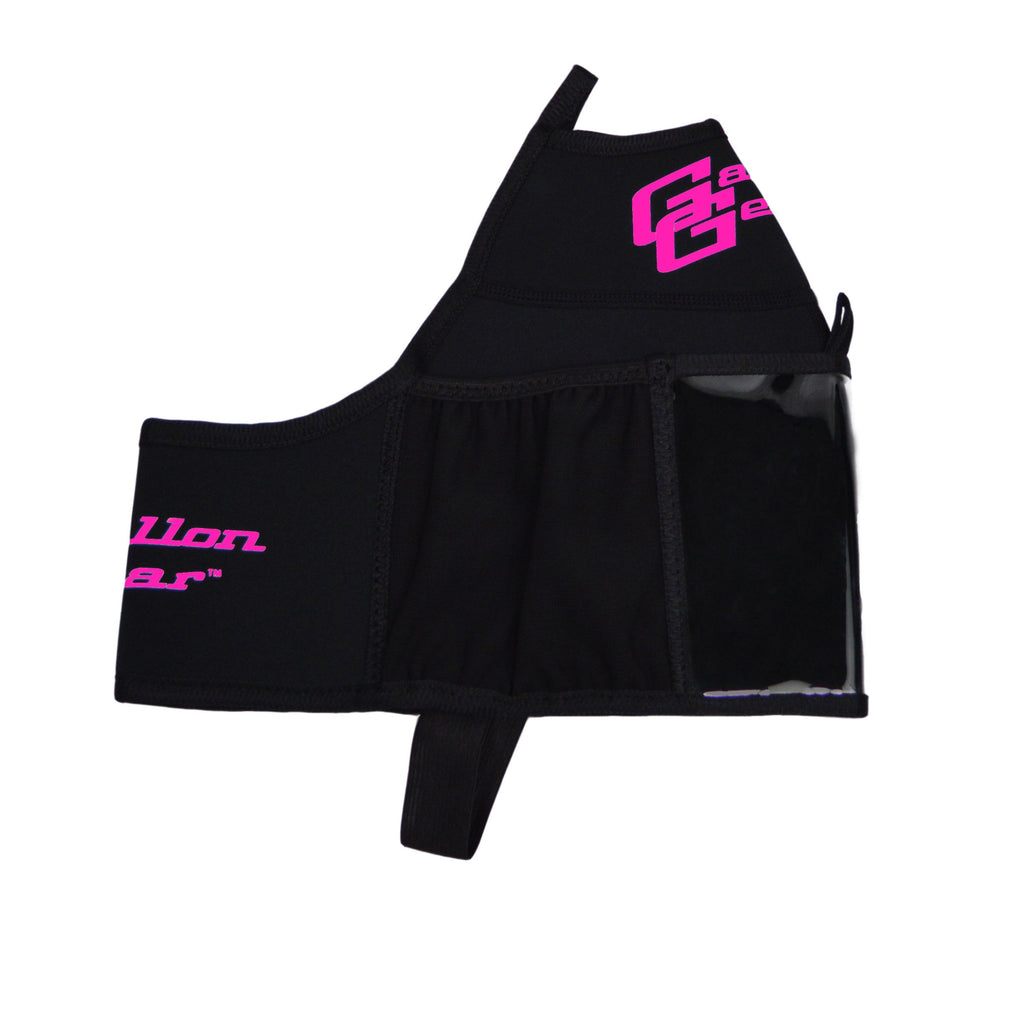 Black with Pink Logo Gallon Gear Fitness Hydration Cover