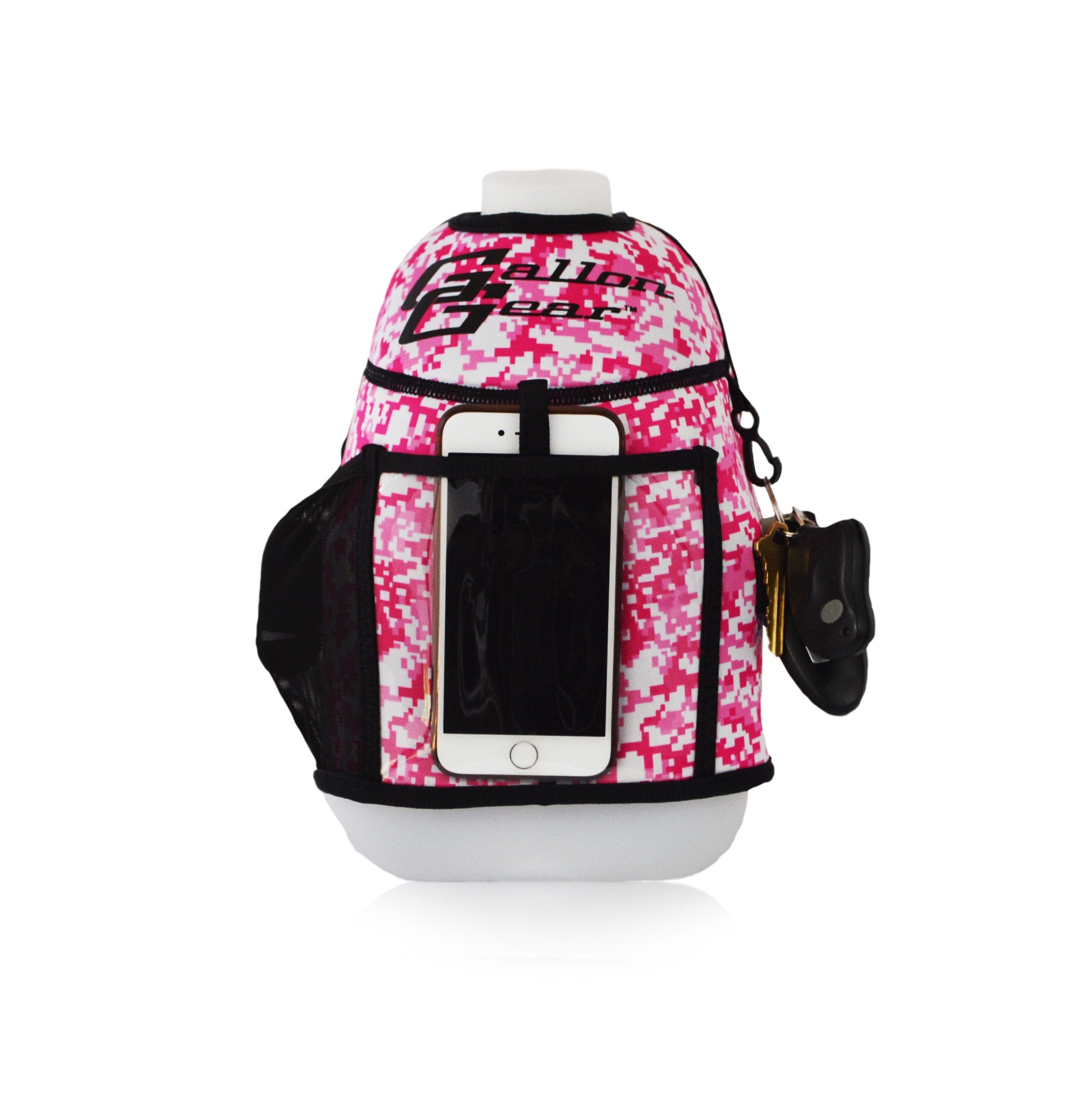 Digital Pink Camo Gallon Gear Fitness Hydration Cover