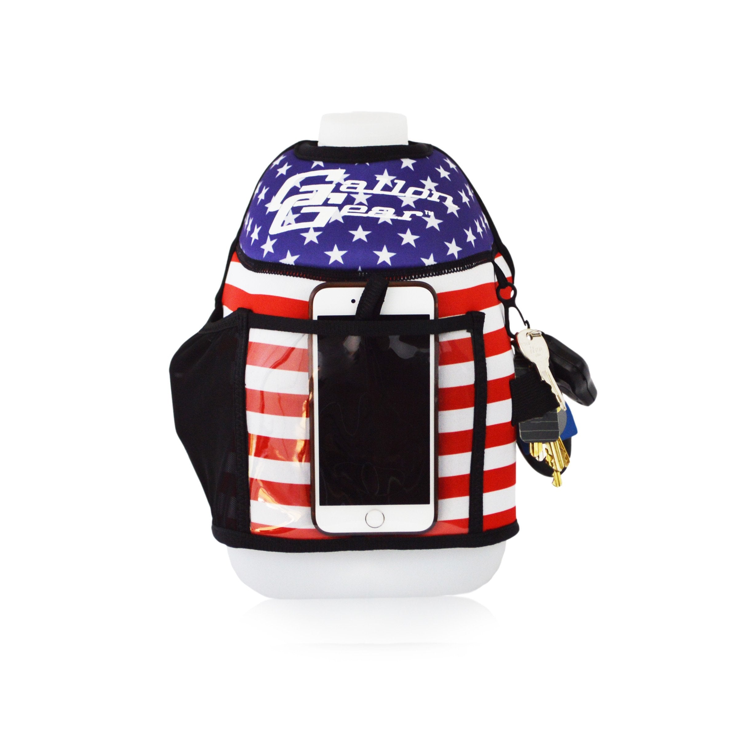 American Flag Gallon Gear Fitness Hydration Cover