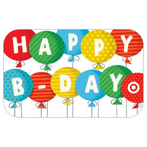 Birthday Party Gift Card